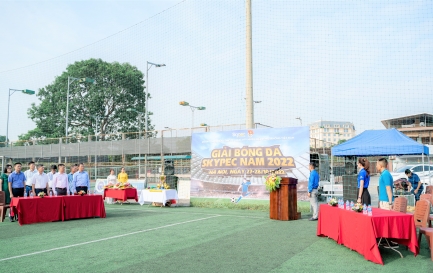 ĐOÀN THANH NIÊN TỔ CHỨC GIẢI BÓNG ĐÁ TRUYỀN THỐNG SKYPEC NĂM 2022, CHÀO MỪNG THÀNH CÔNG ĐẠI HỘI ĐẠI BIỂU ĐOÀN KHỐI DOANH NGHIỆP TRUNG ƯƠNG LẦN THỨ IV, NHIỆM KỲ 2022 - 2027